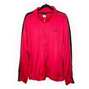 Nike Men’s Full Zip Long Sleeve Track Jacket Red XL